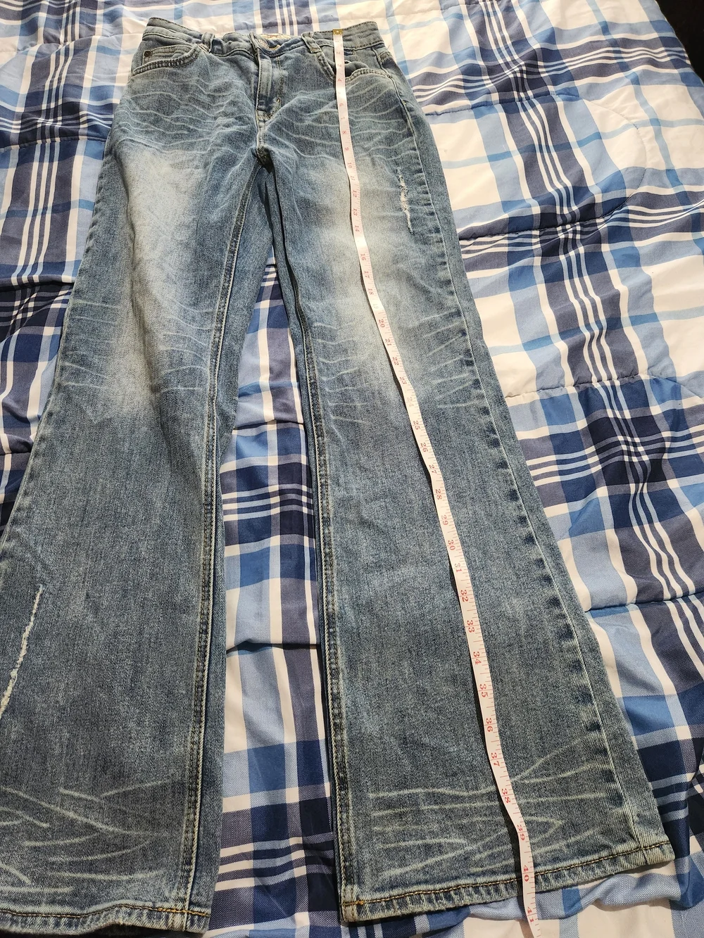 Buddy Angel, Lee Angel Chen Light Wash Distress Jeans - Classic Casual Fit
